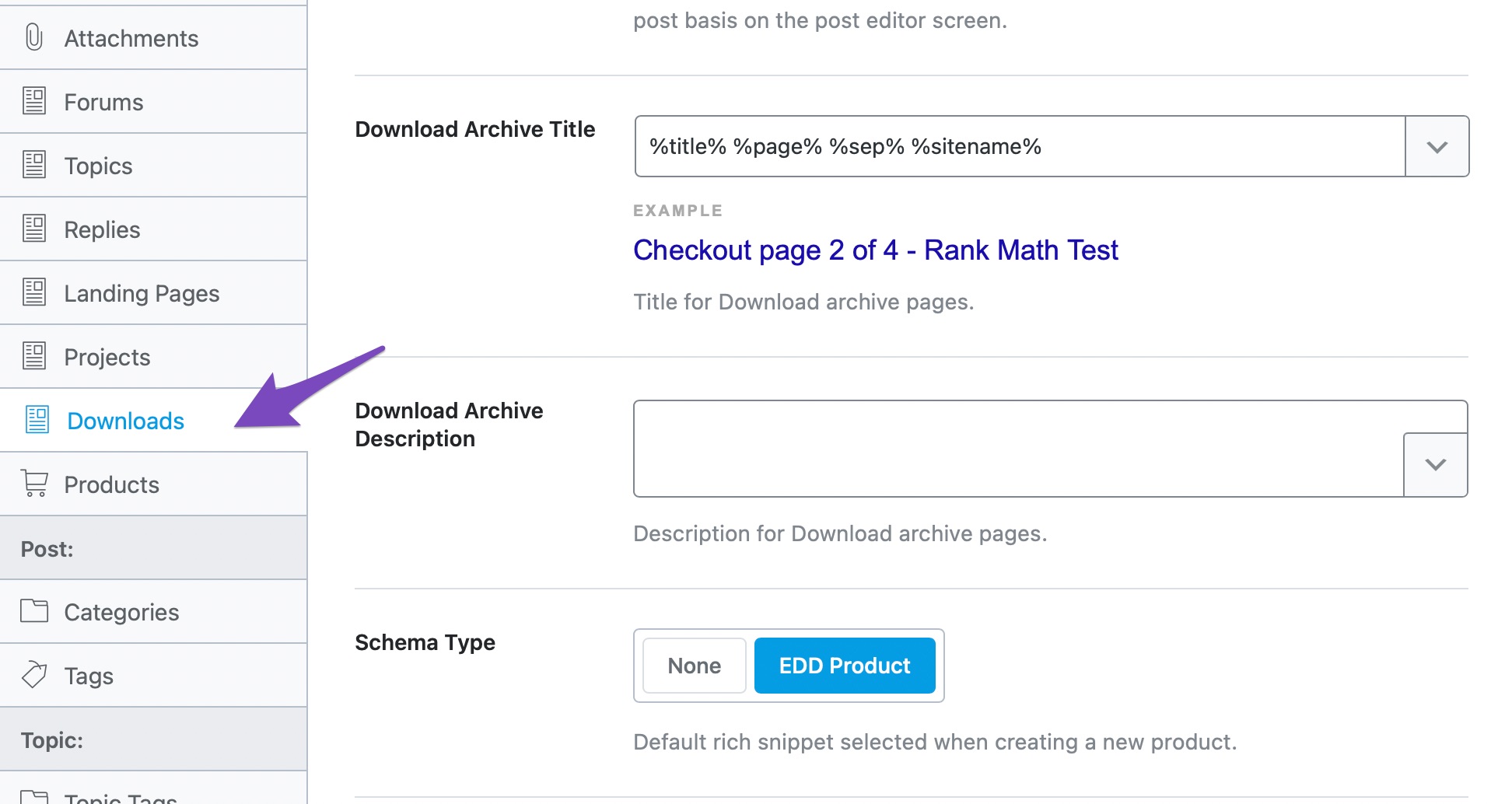 Configuring “Schema Markup” in Rank Math » Rank Math