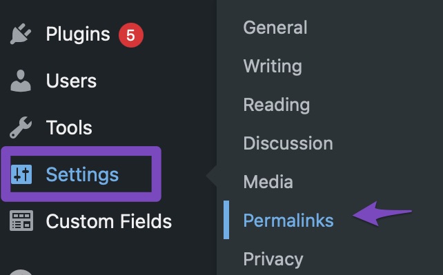 Permalink Settings in WordPress