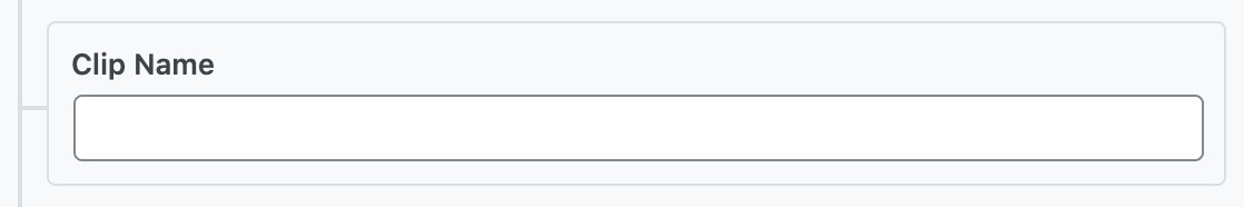 Clip Name