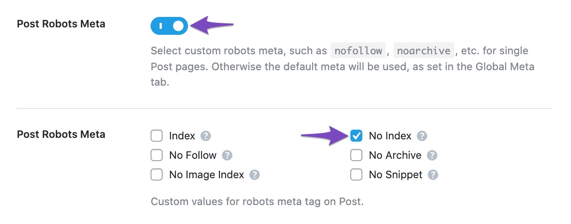 meta index no follow