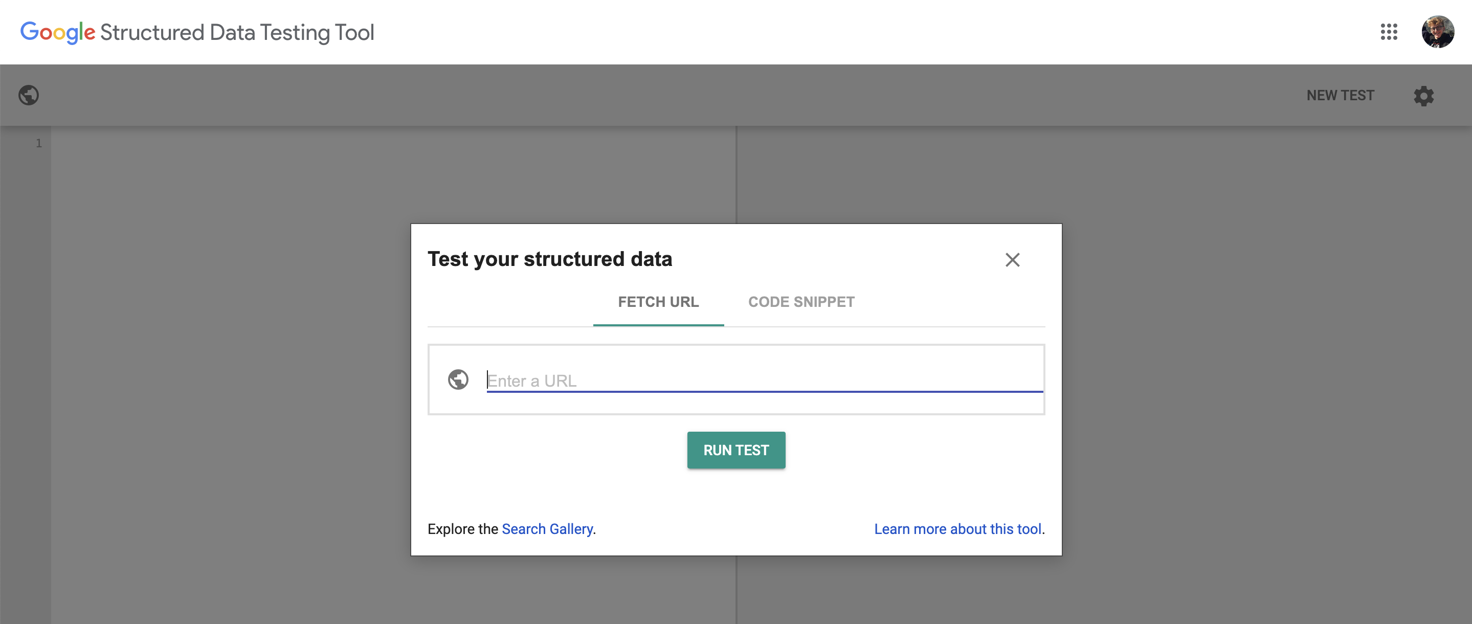 Recipe Google Structured Data Testing Tool