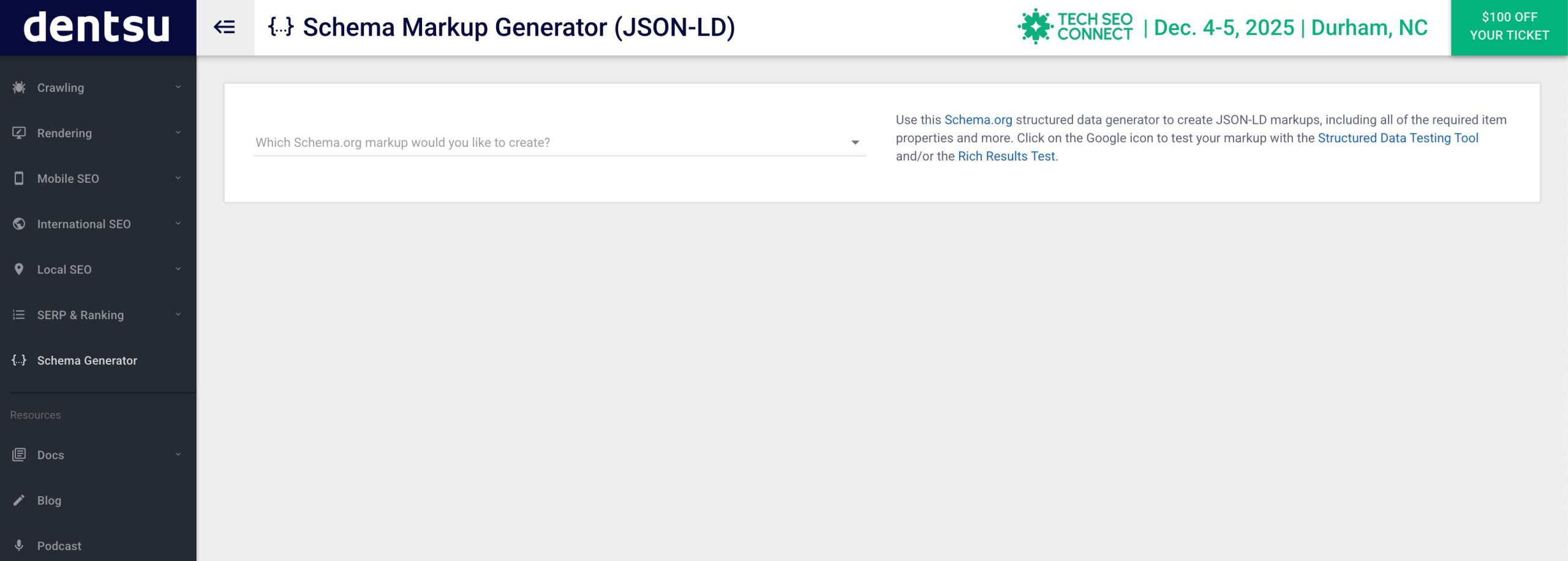 Recipe Schema Generator