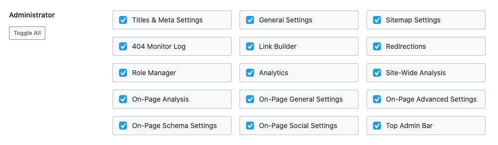 Role Manager capabilities