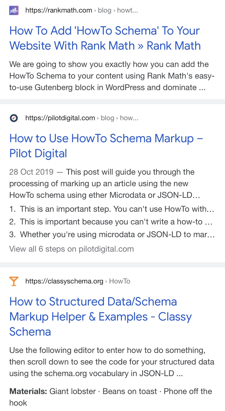 Manual SERP Analysis