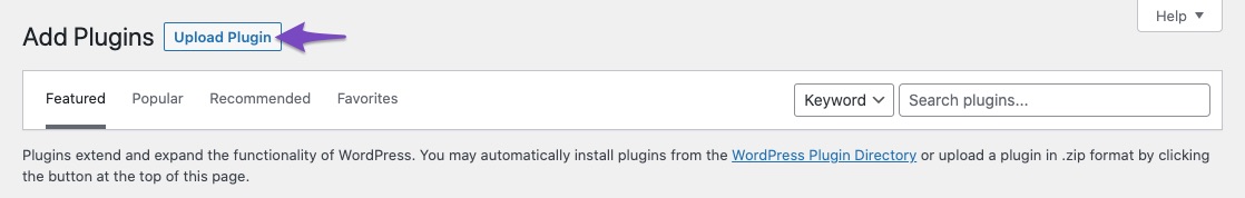 Upload Plugin