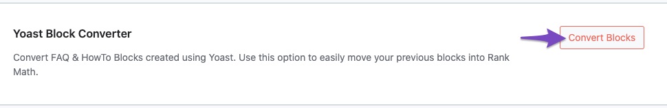 Yoast Block Converter