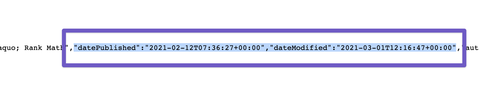 Date Published vs Date Modified