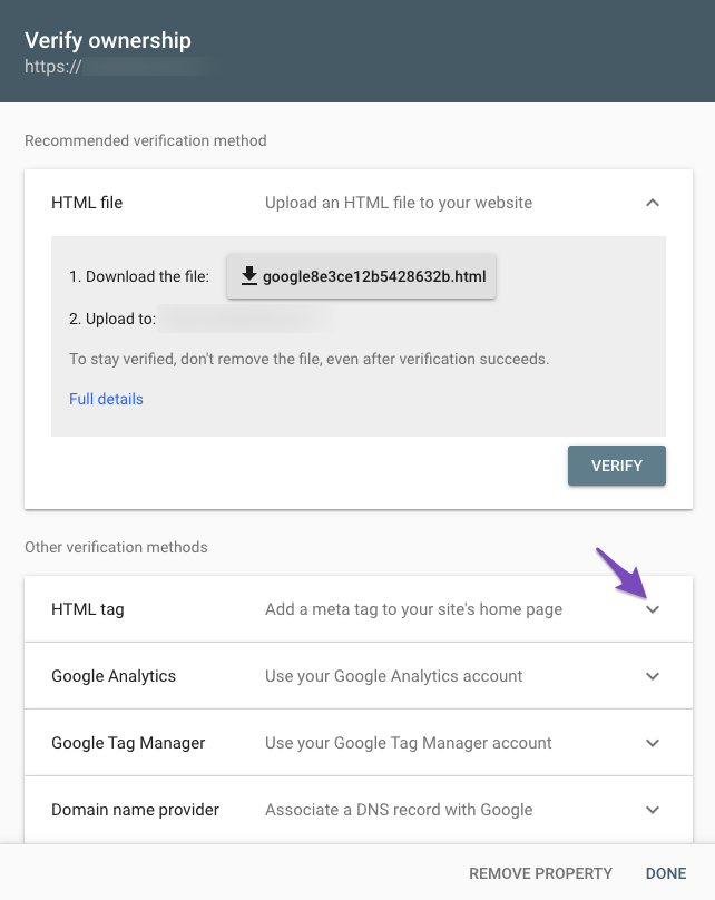 Ownership verification methods