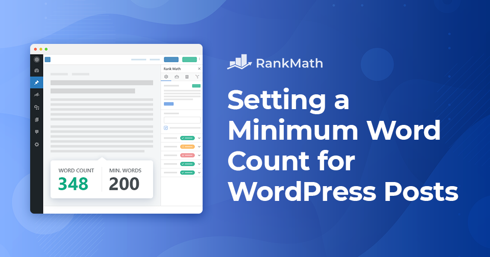 How To Set A Minimum Word Count For WordPress Posts Rank Math