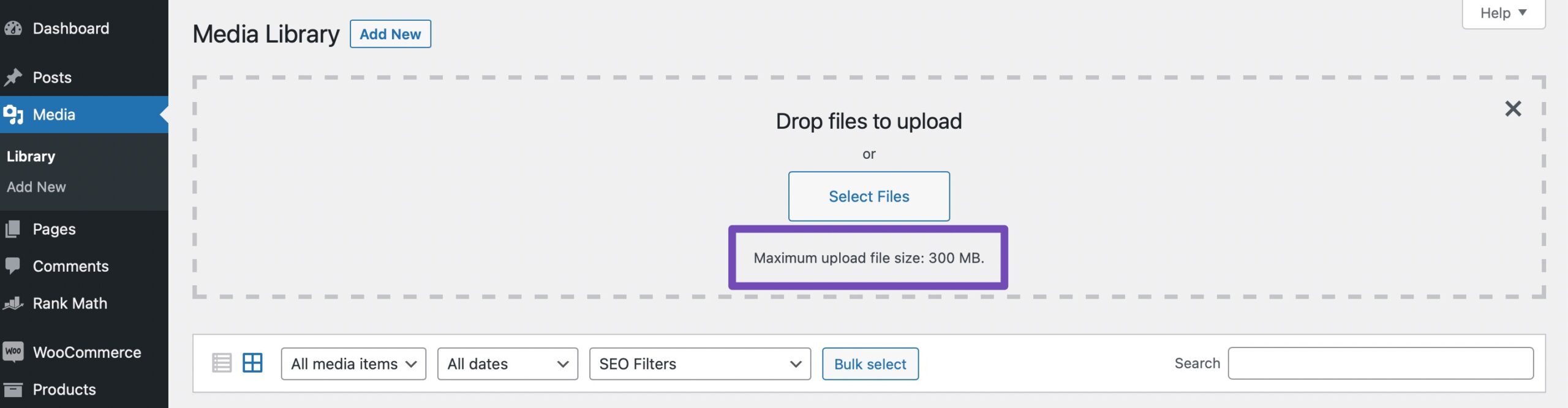Maximum upload file size in WordPress