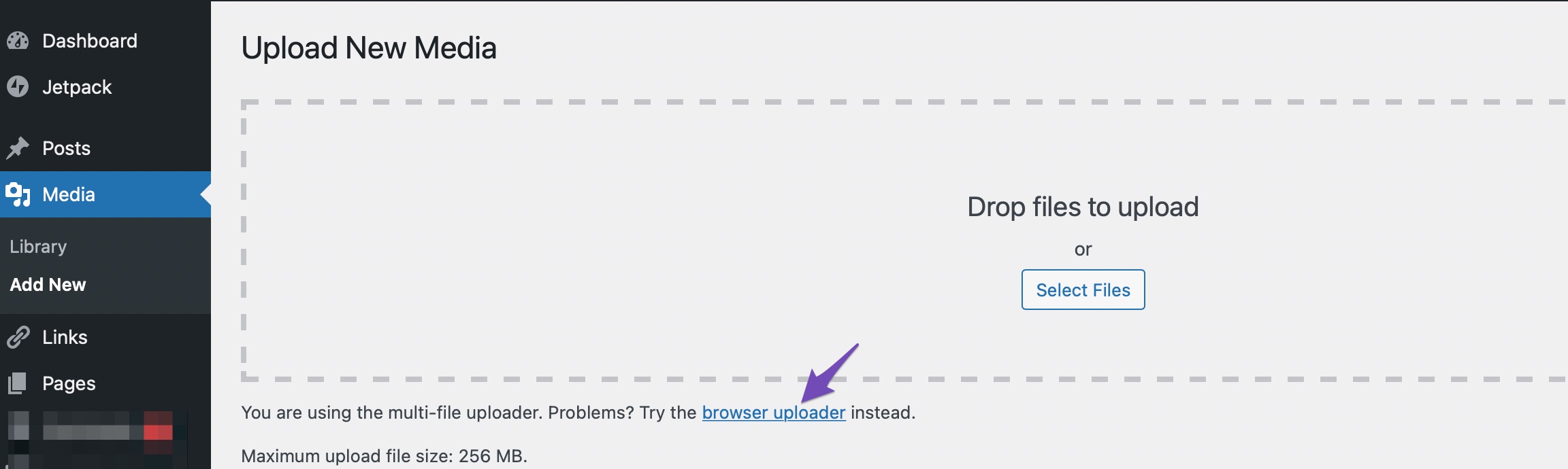 Try the browser uploader
