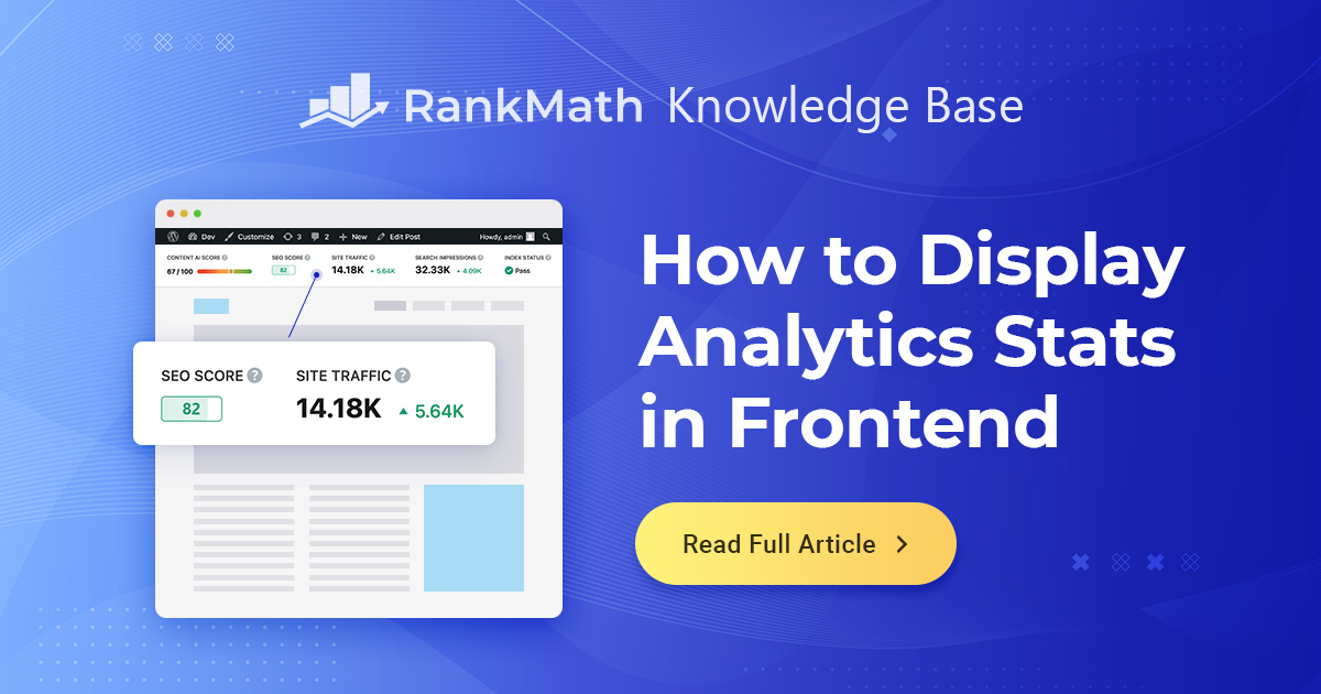 Frontend Analytics Stats