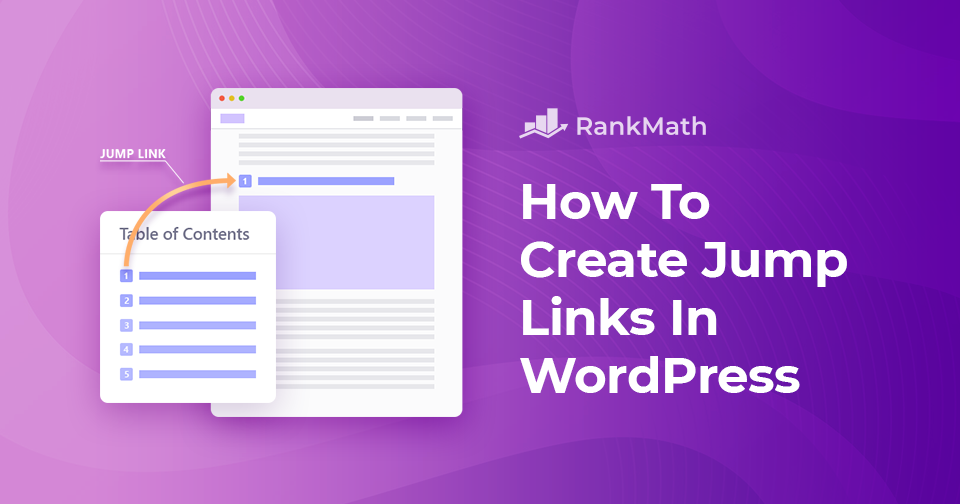 How To Create Jump Links In WordPress?