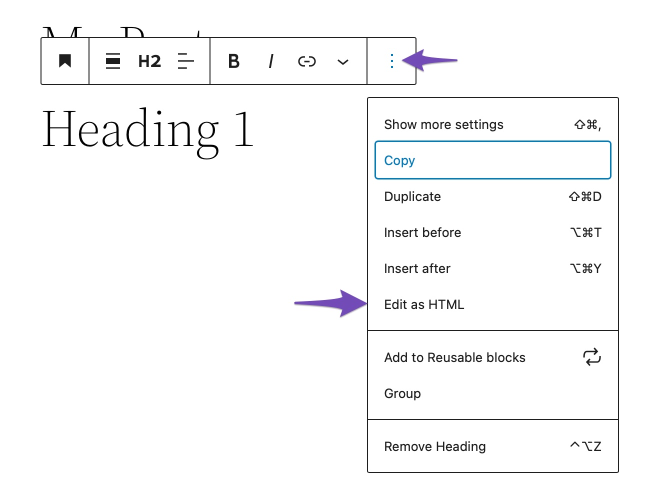 create table of contents with jump links