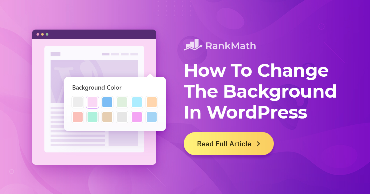 How To Change Page Background Color In Wordpress