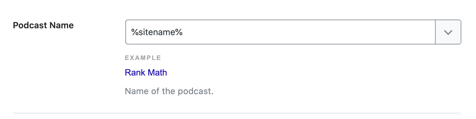 Podcast Name