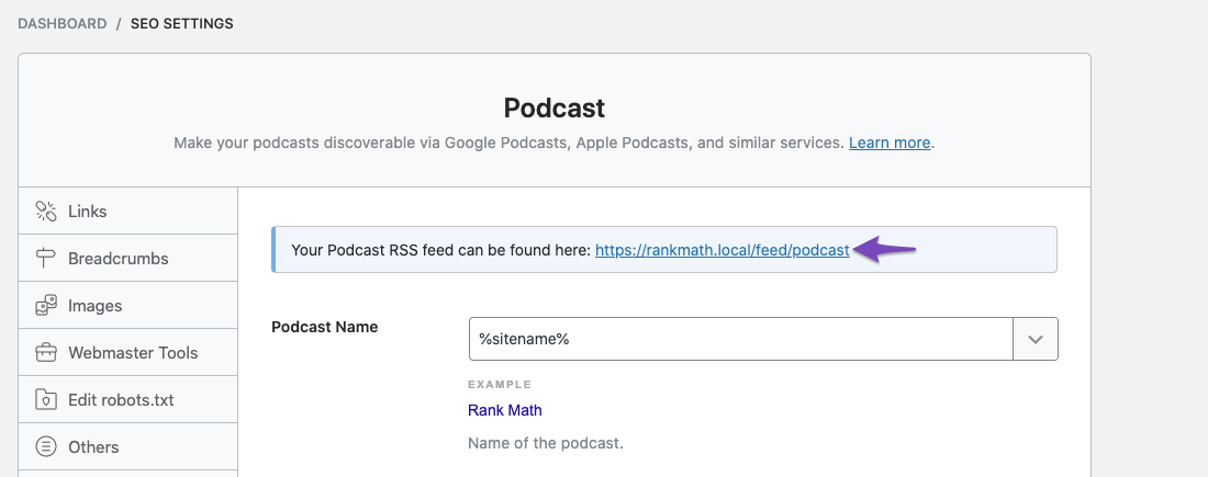 Podcast RSS Feed