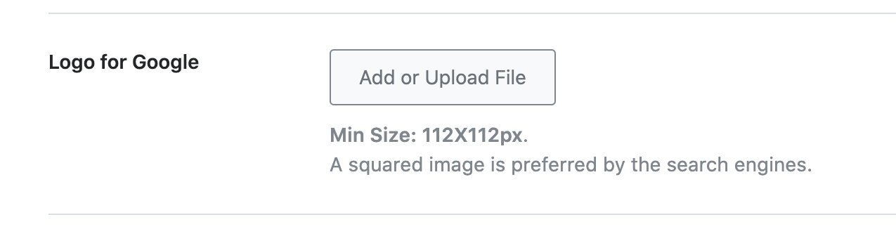 Logo for Google setting in Rank Math Setup Wizard