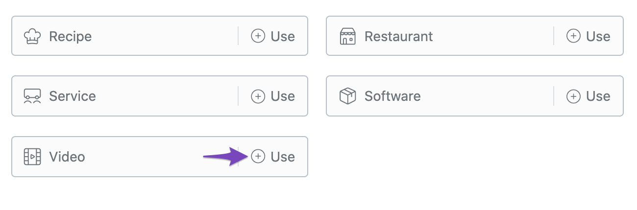 Use Video Schema