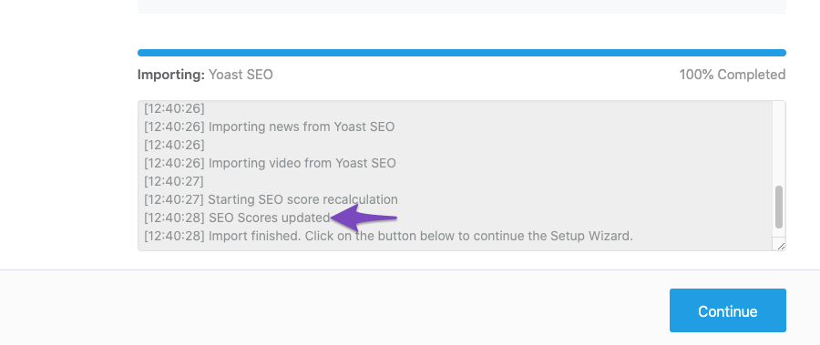 SEO Score updated