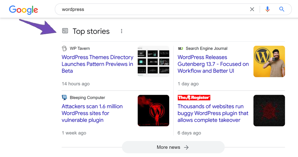 buy a google news Website