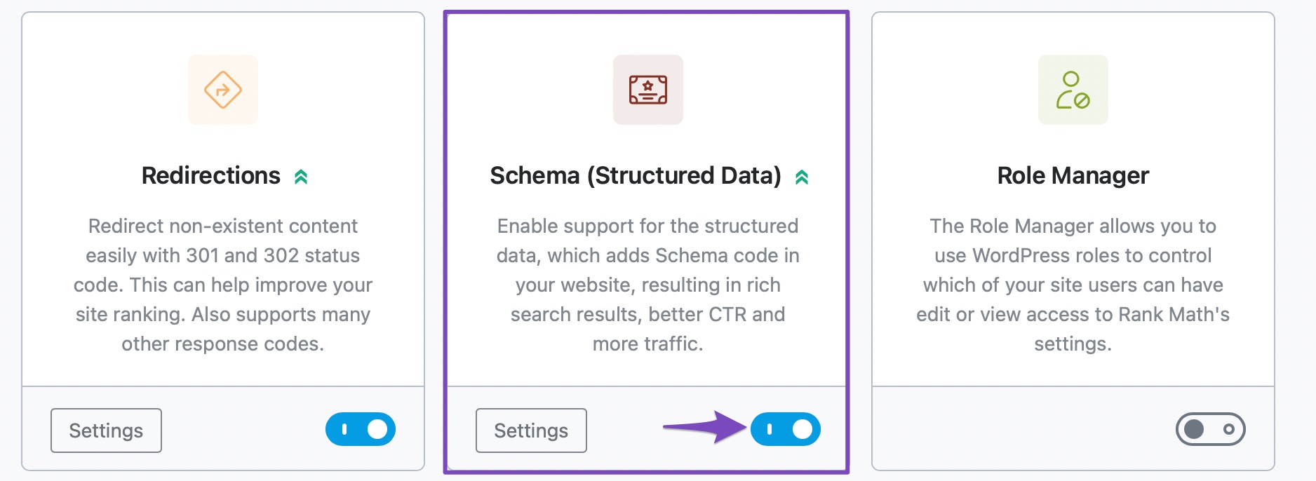 Enable Schema module