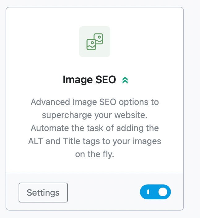 Enable Image SEO module