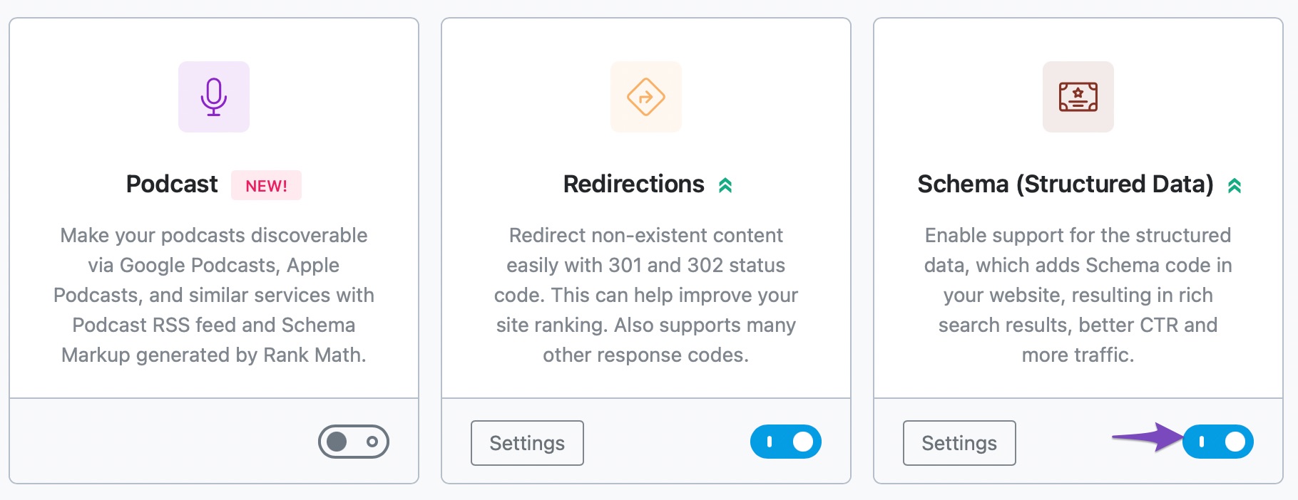 enable Schema module