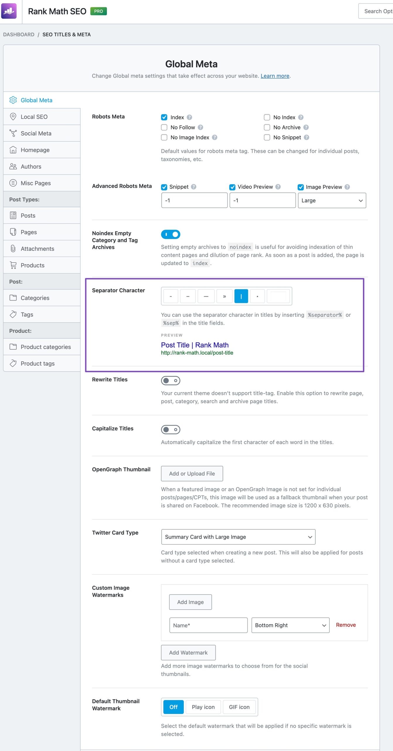 Using Variables in the SEO Title and Description » Rank Math