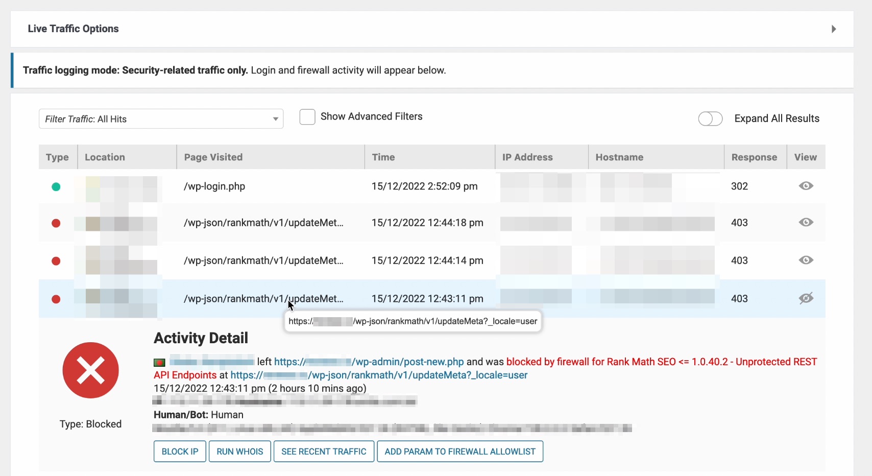 Add param to firewall allowlist