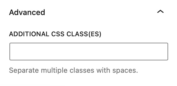 Advanced CSS classes