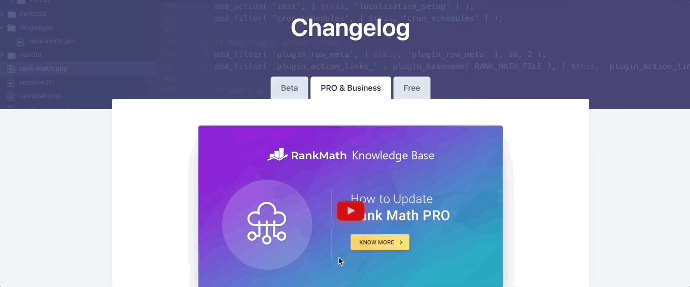 Rank Math Changelog
