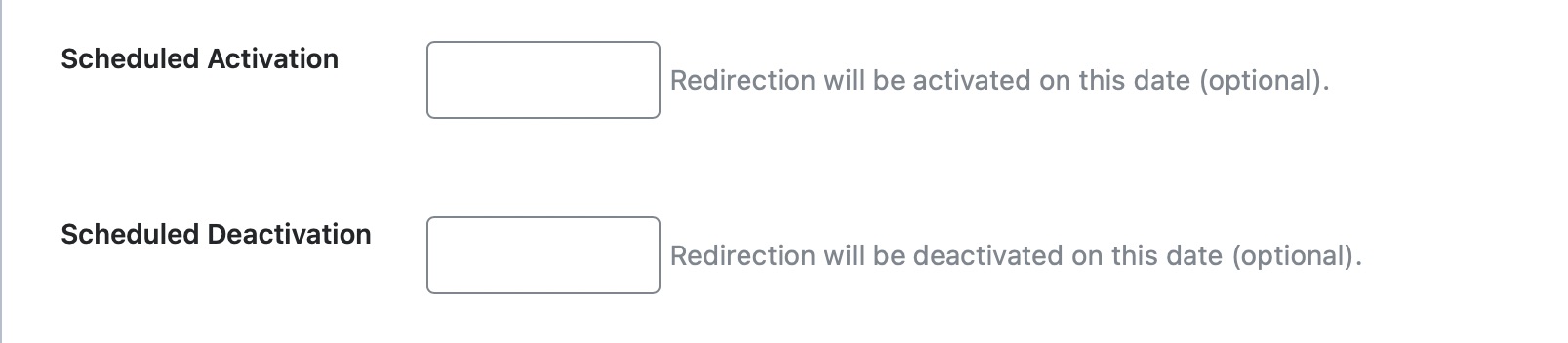 Set Activation Deactivation Date