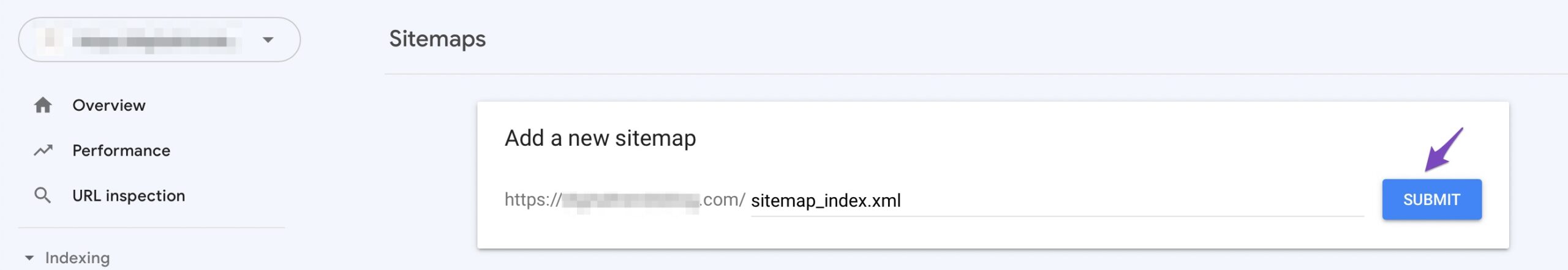 Submit Sitemap to Google Search Console