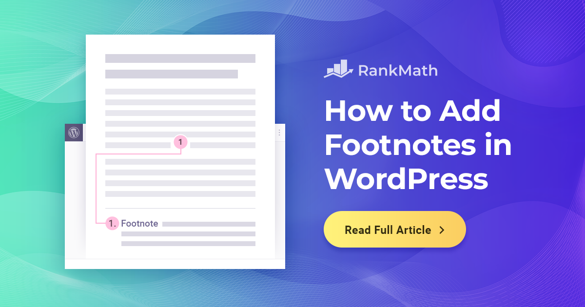 How to Add Footnotes in WordPress