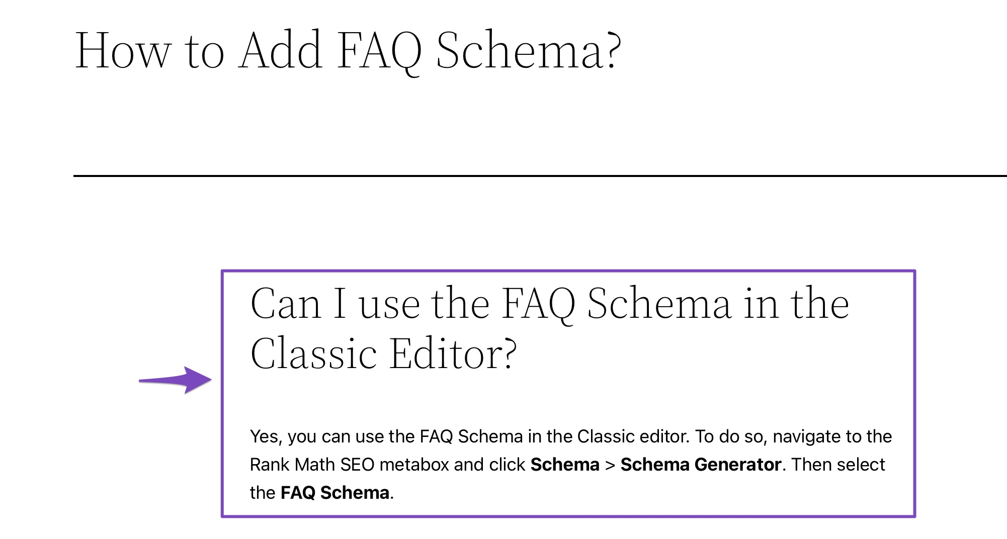 FAQ Schema added