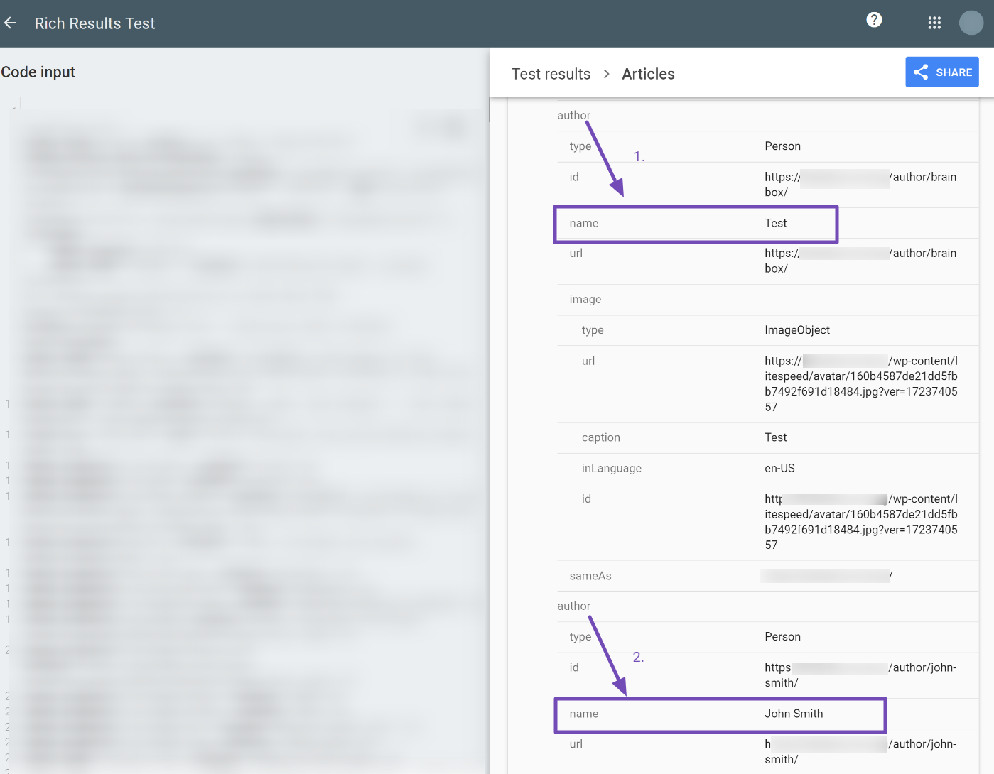 Multiple Authors Schema