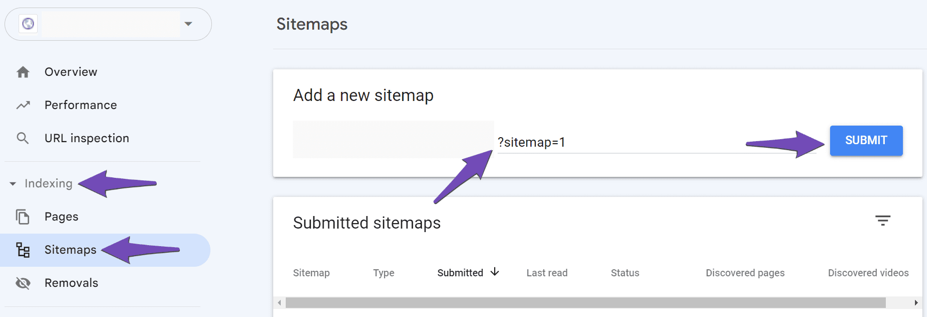 Rename the sitemap file