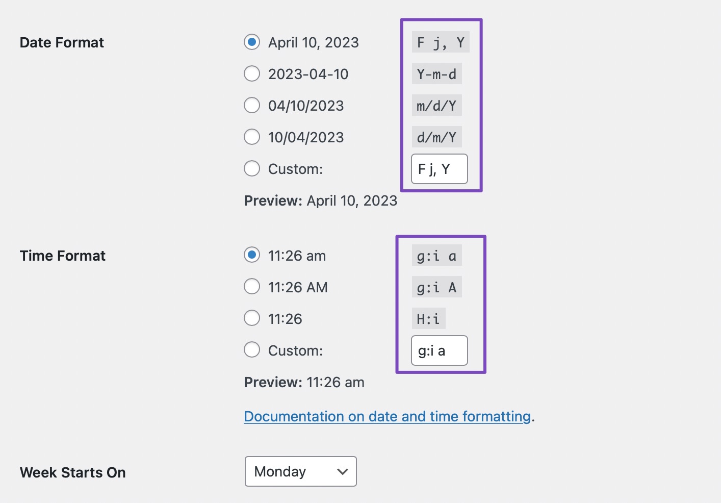 How to Quickly Change the Date and Time Format in WordPress » Rank Math