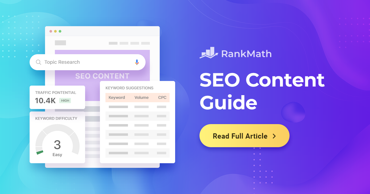 Your Roadmap to Most Natural Site visitors » Rank Math