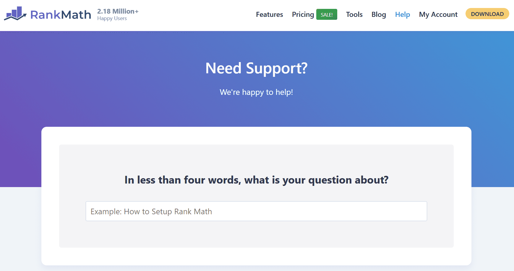 Open a ticket on our Support forum
