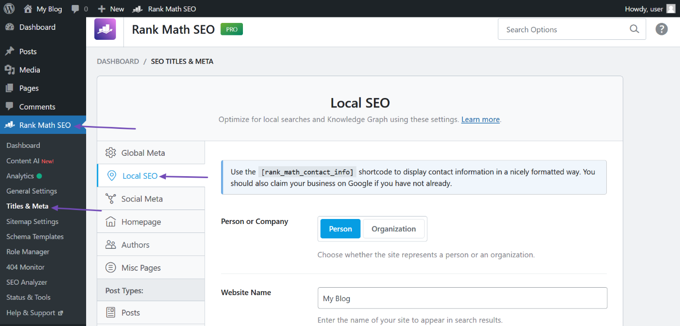 Head over to Rank Math SEO