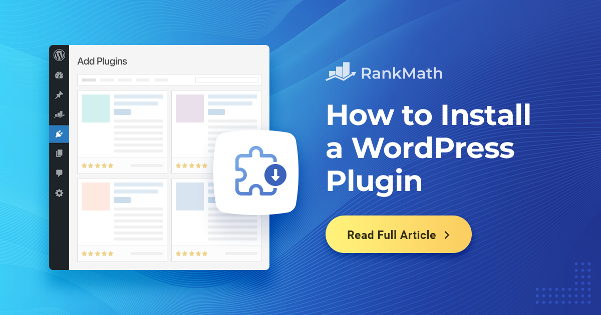 How to Install a WordPress Plugin » Rank Math