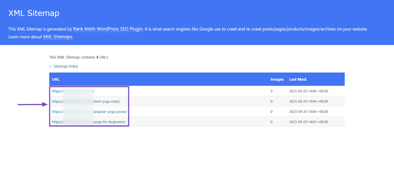 Post Sitemap