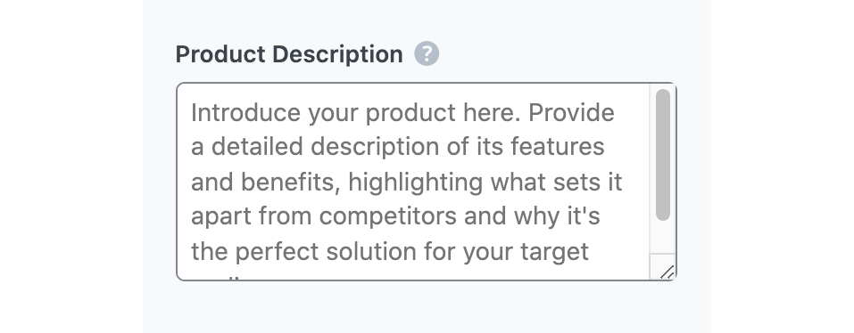 Product Description