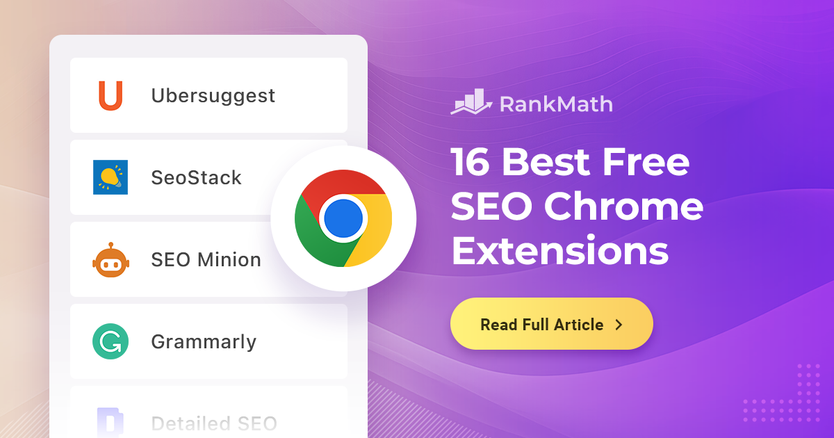 16 Free Instruments for search engine marketing Success » Rank Math