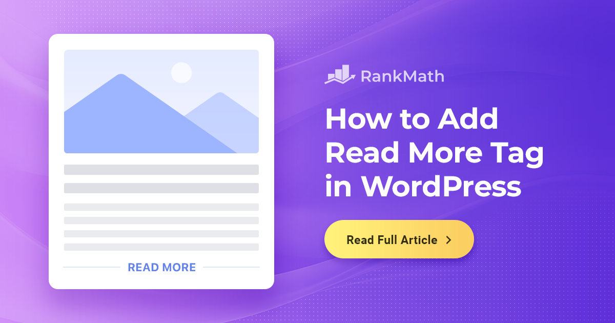 Methods to Add Learn Extra Tag in WordPress » Rank Math
