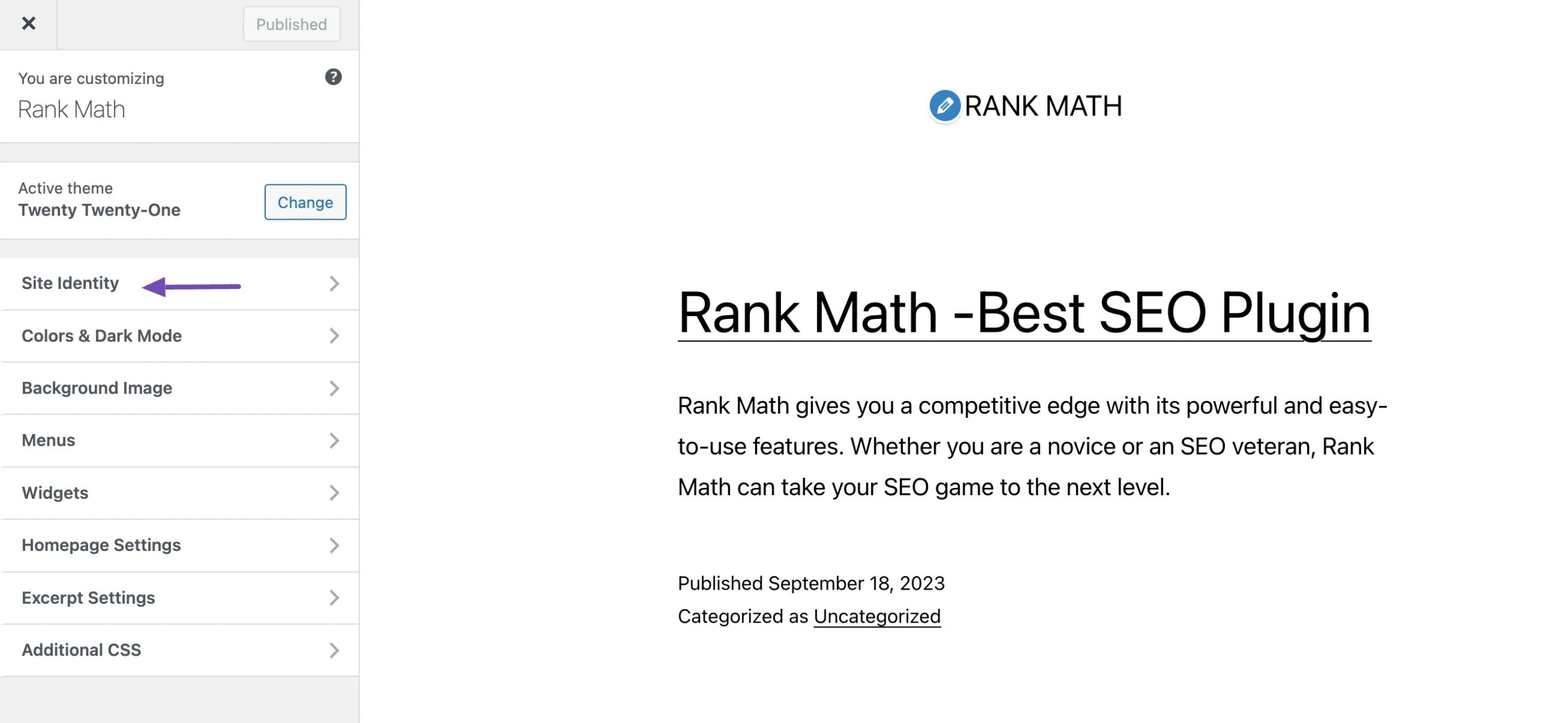 How to Change Site Title in WordPress [5 Easy Methods] » Rank Math