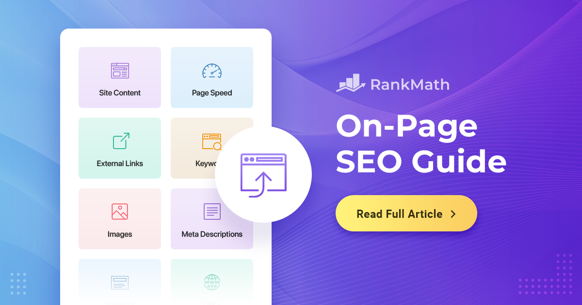 Mastering On-Page SEO: A Comprehensive Guide for Beginners » Rank Math
