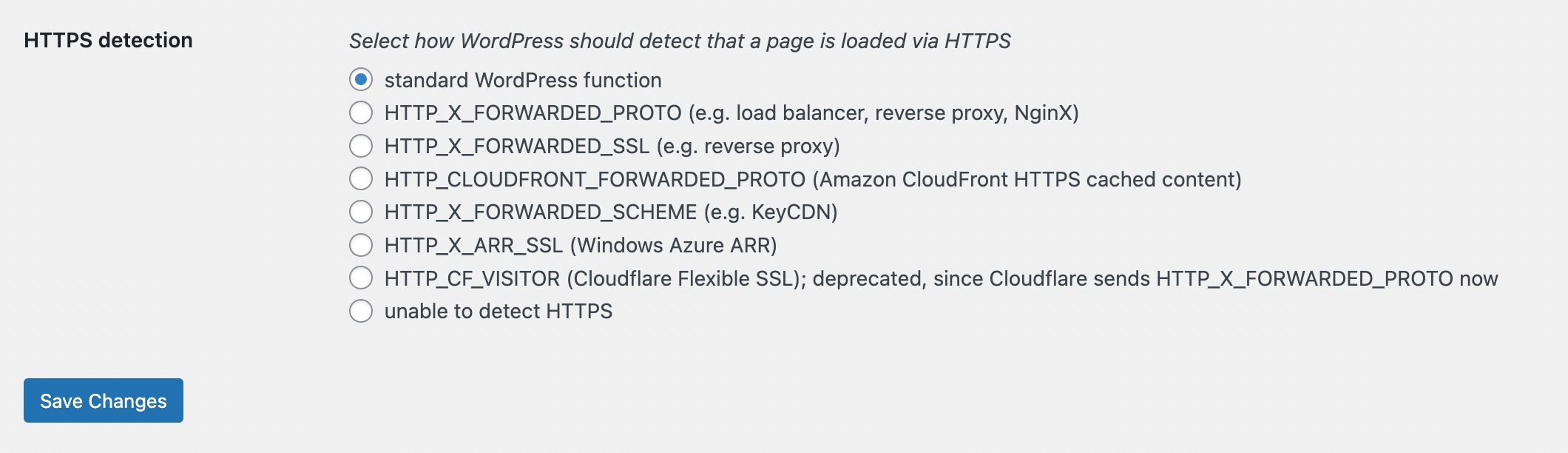 HTTPS detection